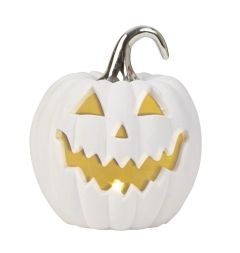 Halloween-Kürbis mit  LED-Lichtern