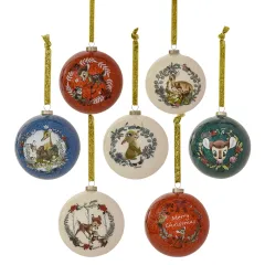 Forest Bambi Weihnachtskugeln 7 Kugeln