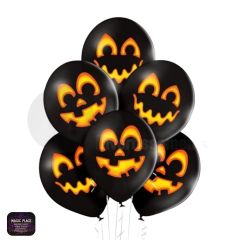 Set mit 6 Kürbis-Hallowee