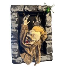 Hängendes Fenster Frau, animiert