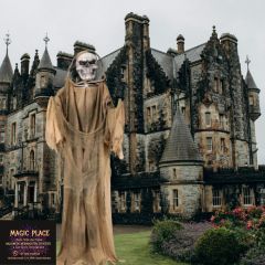 Horrorskelett "Der Mönch" animiert