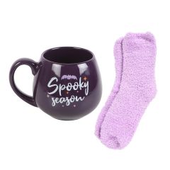 Tasse "Spooky Season" mit Kuschelsocken