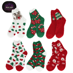 Weihnachts Kuschel Socken, Gr. 36-41
