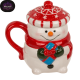 Tasse Funny Snowman, mit roter Haube